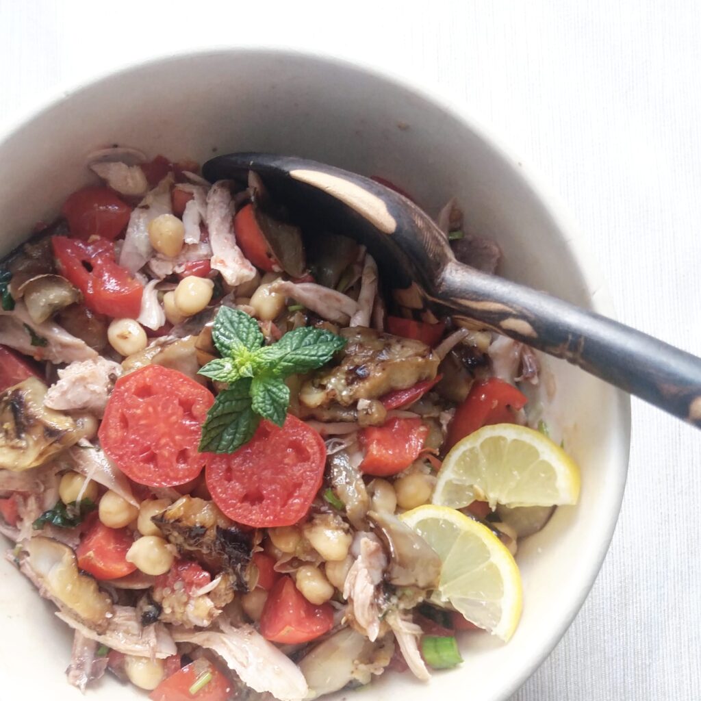ensalada-tibia-berenjenas